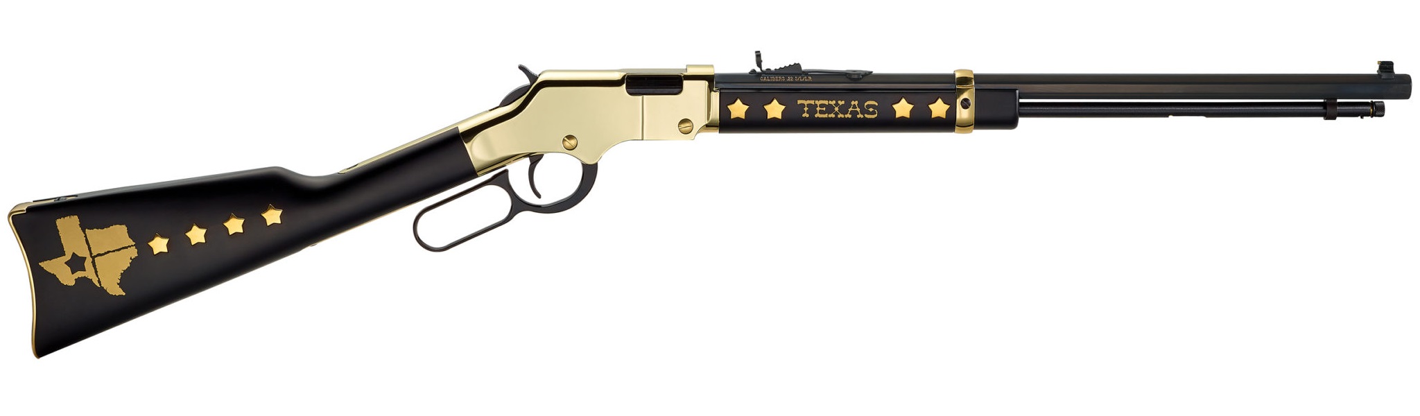 HENRY H4 TEXAS TRIBUTE EDITION RIFLE .22 S/L/LR 16 LR / 18 L / 23 S 20"